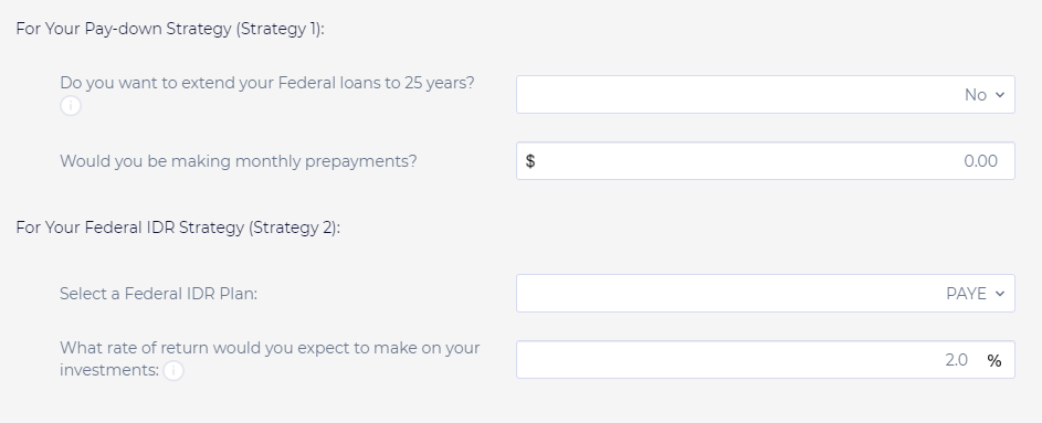 public service loan forgiveness calculator comparison assumptions