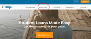 How do I refinance with FitBUX's student loan partners 1